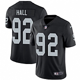 Nike Men & Women & Youth Raiders 92 P. J. Hall Black NFL Vapor Untouchable Limited Jersey,baseball caps,new era cap wholesale,wholesale hats